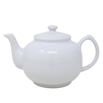 Classic White Porcelain 10 Cup Teapot Pottery