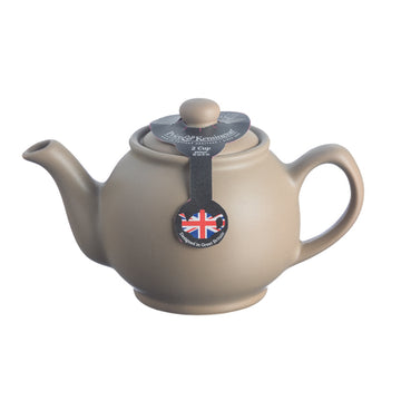 Price & Kensington Matt Taupe 2 Cup Teapot 450ml