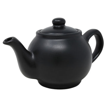 Price & Kensington Matt Black 2 Cup Teapot 450ml