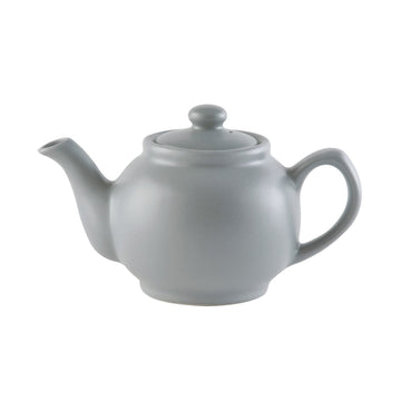 Price & Kensington 1.1L Matte Grey Stoneware 6 Cup Teapot
