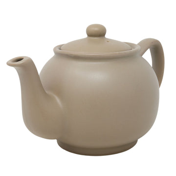 Price & Kensington Matt Taupe 6 Cup Teapot 1.1L