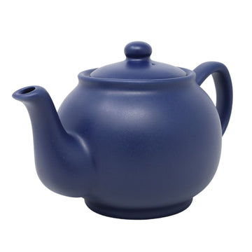 Price & Kensington Matt Navy Blue 6 Cup Serving Teapot