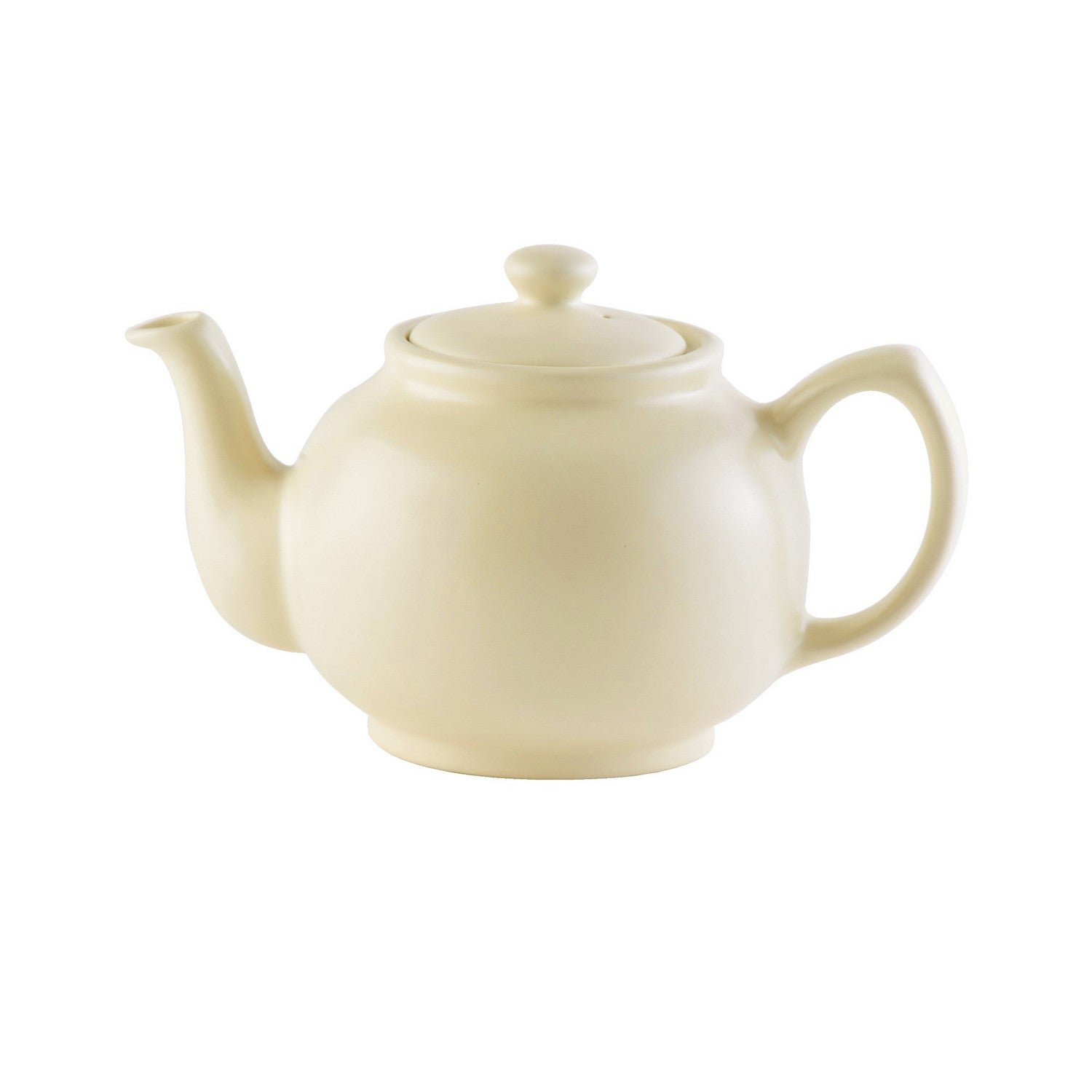 Price & Kensington 1.1L Matte Cream Stoneware 6 Cup Teapot