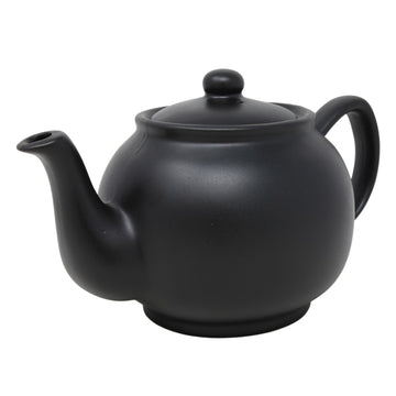 Price & Kensington Matt Black 6 Cup Teapot 1.1L