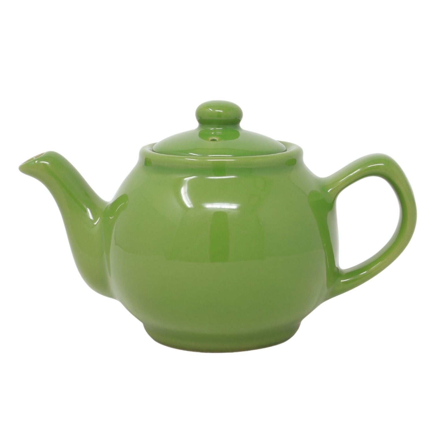 Brights Olive Green Porcelain Green Tea Coffee 2 Cup Teapot