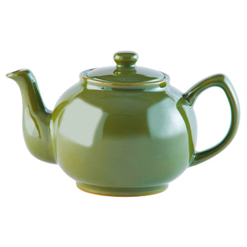 Price & Kensington Brights 1.1L Olive Green Porcelain Green Teapot