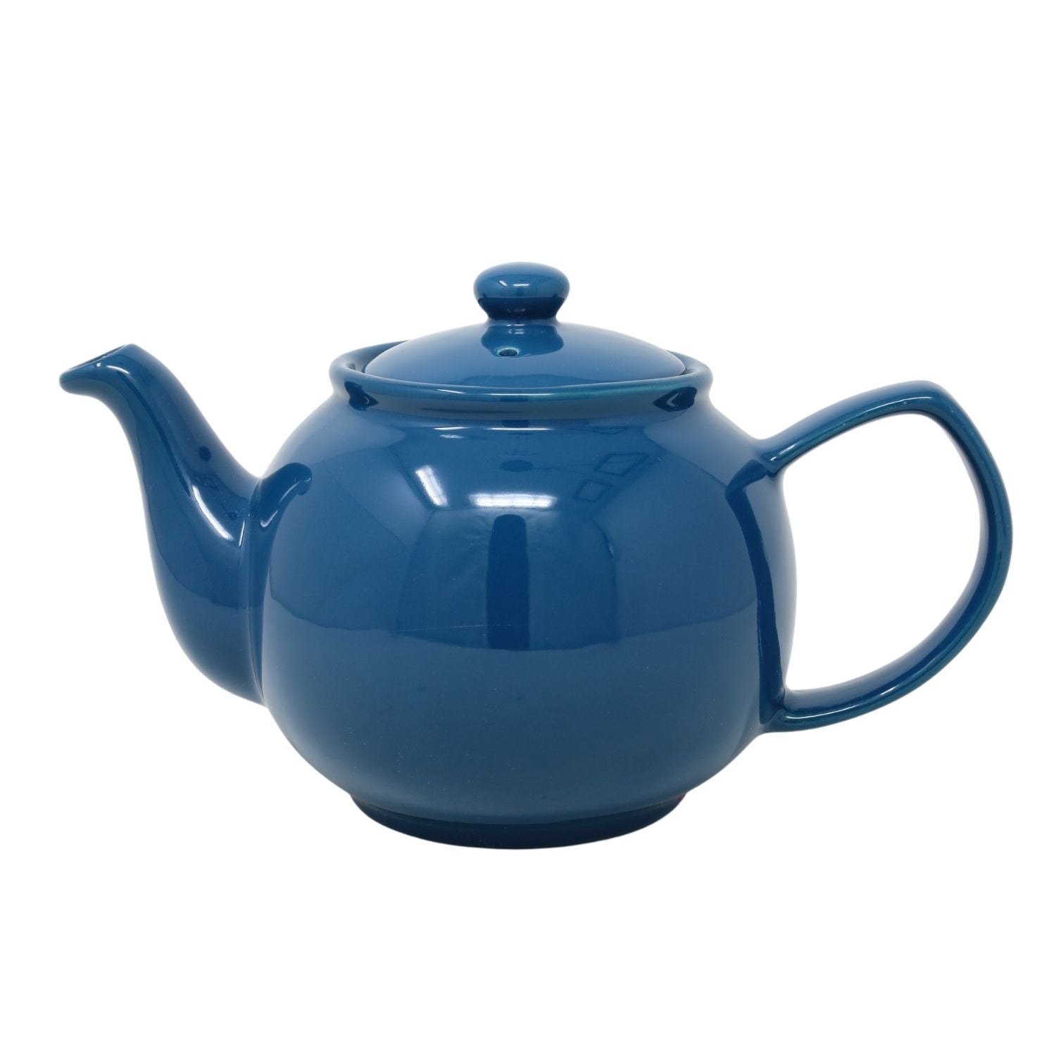 Teal Porcelain Green Tea Coffee 6 Cup Teapot