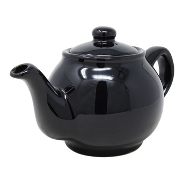 Price & Kensington 450ml Black Porcelain 2 Cup Teapot