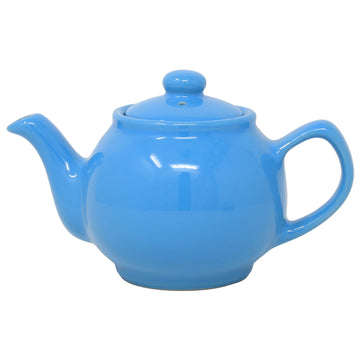 Brights Blue Porcelain 2 Cup Teapot Pottery Kitchen Tea Pot