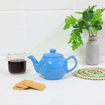 Price & Kensington Blue Porcelain 2 Cup Teapot