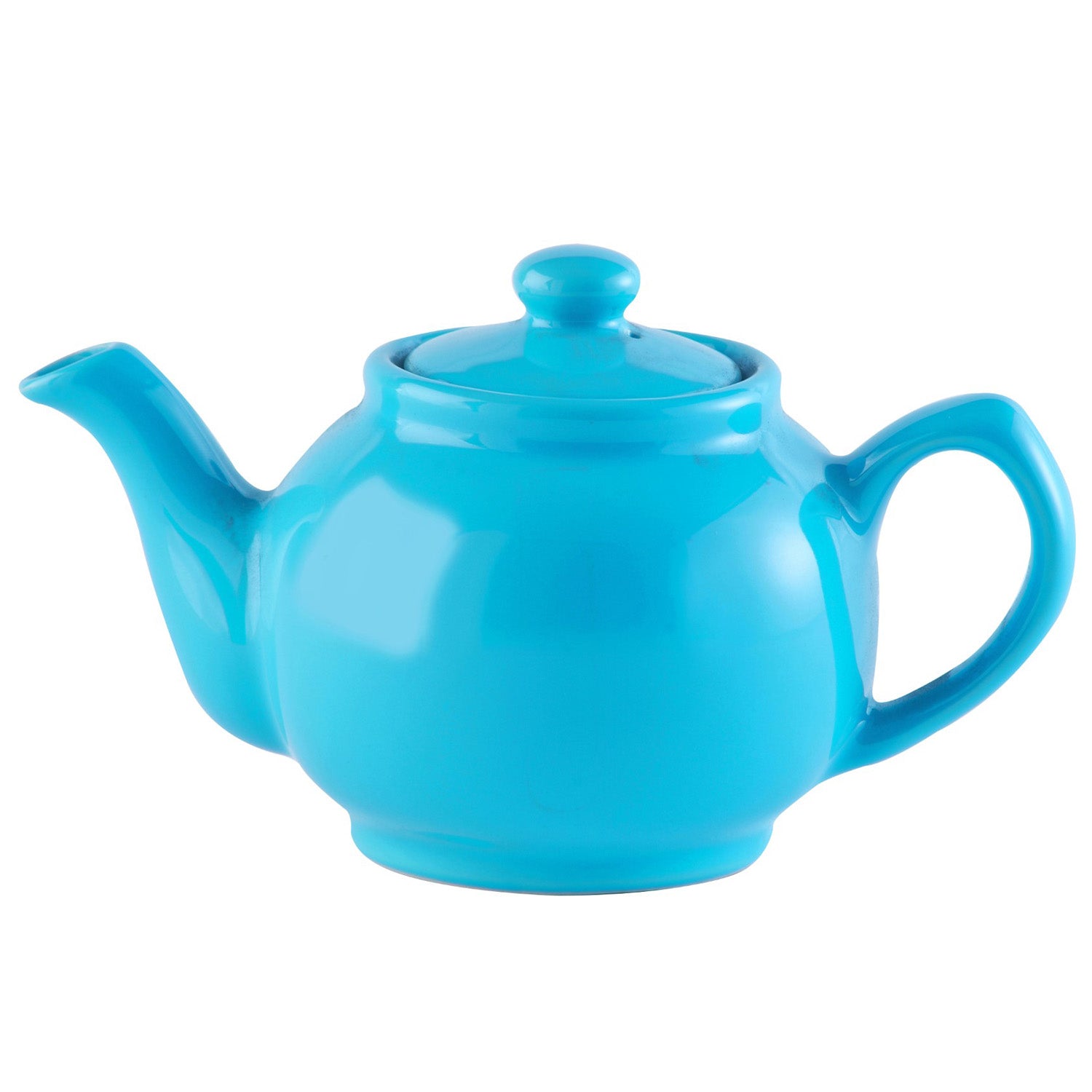Large Brights Blue Porcelain Tea Coffee 6 Cup Teapot Serving