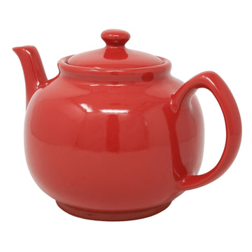 10 Cup Teapot 1500ml Bright Red Stoneware