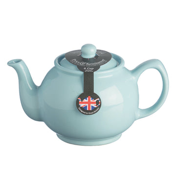 Price & Kensington 1.1L Gloss Pastel Blue Stoneware 6 Cup Teapot
