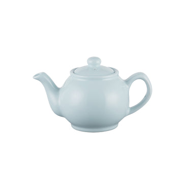 Price & Kensington 450ml Gloss Pastel Blue Stoneware 2 Cup Teapot