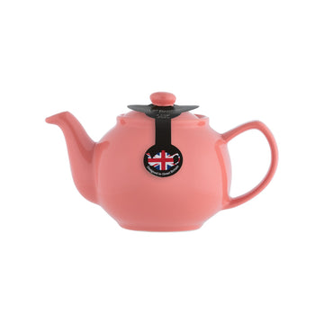 Price & Kensington 450ml Flamingo Pink Stoneware 2 Cup Teapot