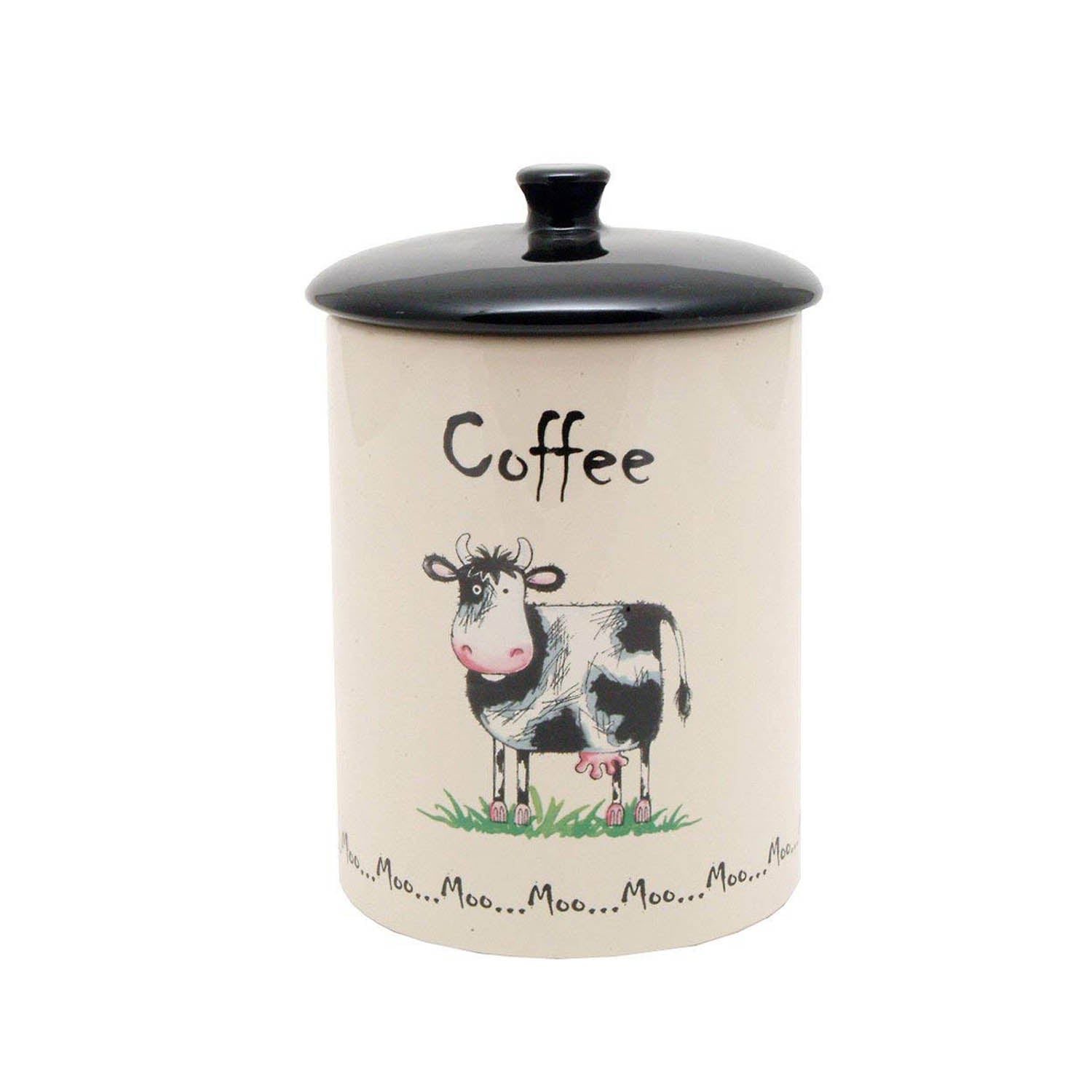 Ceramic Home Farm Coffee Jar Storage Canister