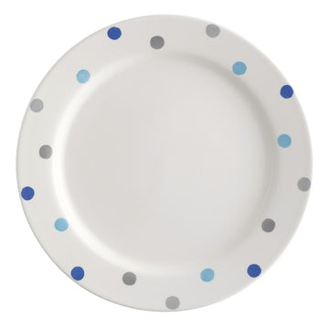 Padstow Blue White Dinner Plate 26.5cm Stoneware