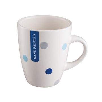 Padstow Blue White Coffee Tea Stoneware Mug 400ml