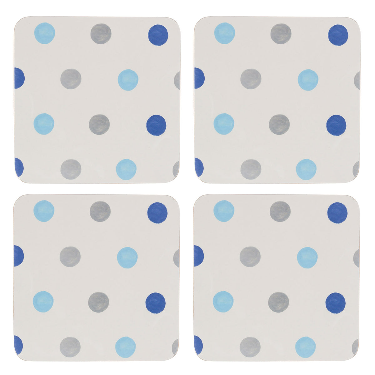 Pack of 4 Padstow Cork Table Coasters Tableware Novelty