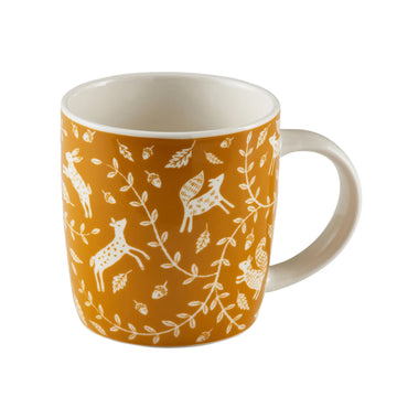 340ml Mustard Fine China Coffee Mug