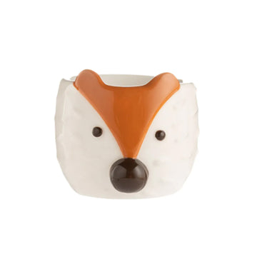 Price & Kensington  Woodland Fox & Bear Ceramic Egg Holders