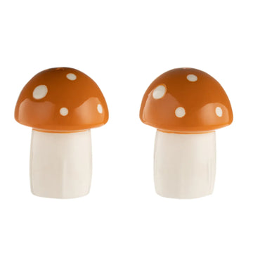 Price & Kensington Woodland Ceramic Mushroom Salt & Pepper Set