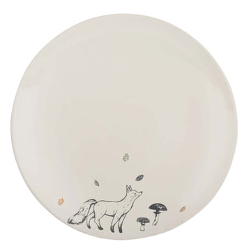 2Pcs 26cm Woodland Round Dinner Plate