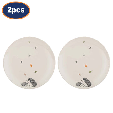 2Pcs 20cm Woodland Round Side Plate