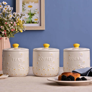 Price & Kensington 700ml Daisy Coffee Storage Jar
