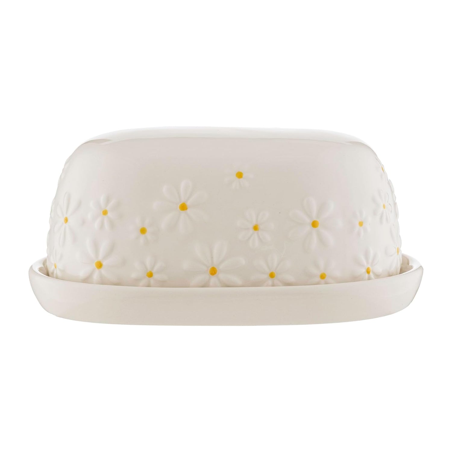 Price & Kensington Daisy Ceramic Butter Dish