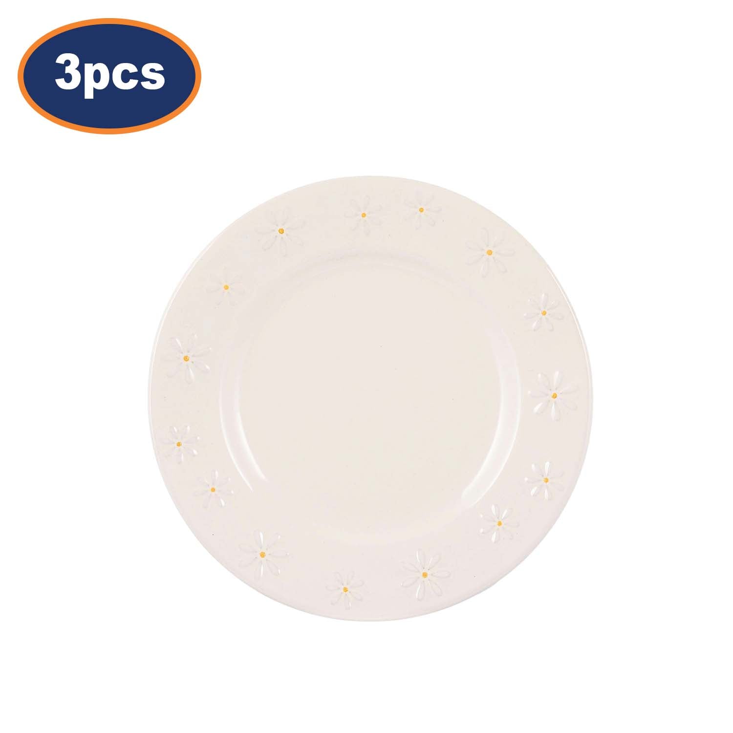 3Pcs Price & Kensington 21cm Daisy Side Plate