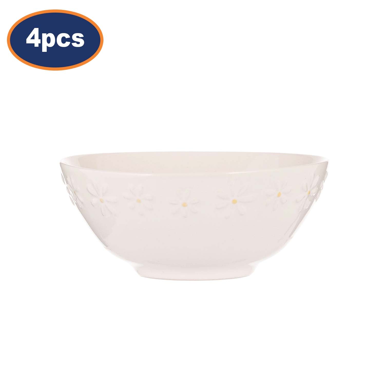 4Pcs Price & Kensington 16.5cm Daisy Cereal Bowl