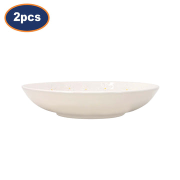 2Pcs Price & Kensington 23cm Daisy Pasta Bowl