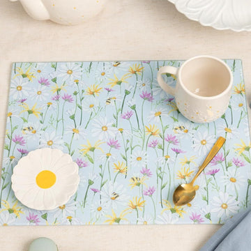 30x40cm Daisy Floral Design Glass Worktop Saver