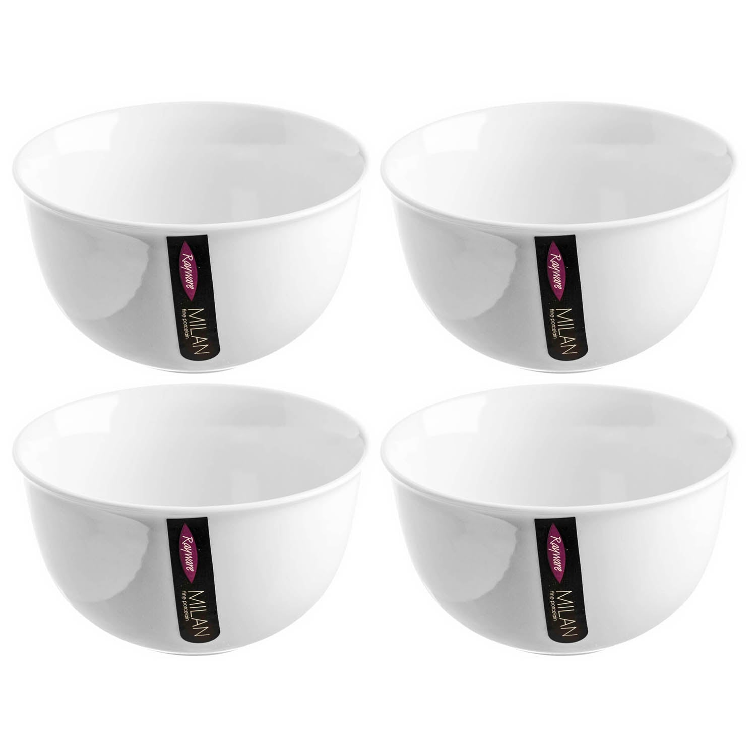 Set Of 4 Milan 14cm Mini Soup Serving Bowl