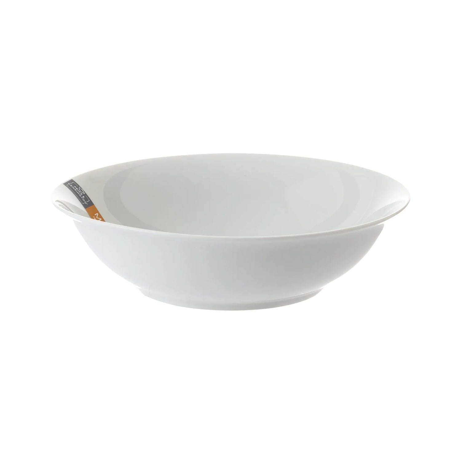 Price & Kensington 23cm White Porcelain Glazed Salad Bowl