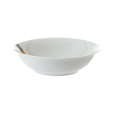 Price & Kensington 23cm White Porcelain Glazed Salad Bowl