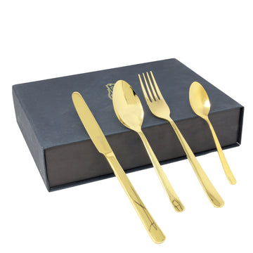 Viners 16Pc Gold Stainless Steel Cutlery Set
