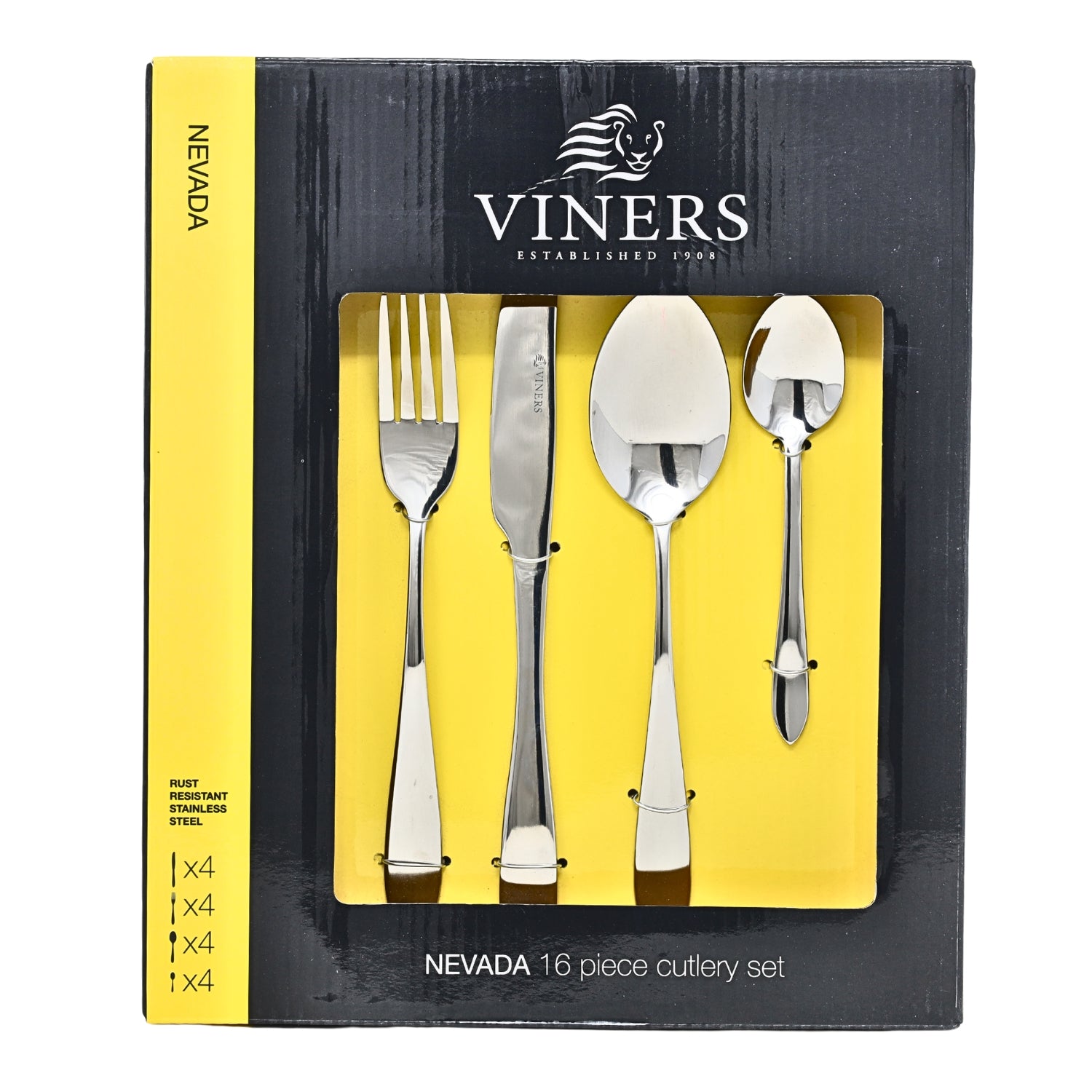 Viners Nevada 16Pc Stainless Steel Cutlery Set