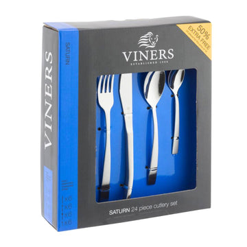 Viners Saturn 24Pc Stainless Steel Cutlery Set
