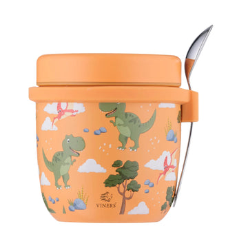 300ml Viners Kids Roarsome with Spoon Dinosaur Food Flask
