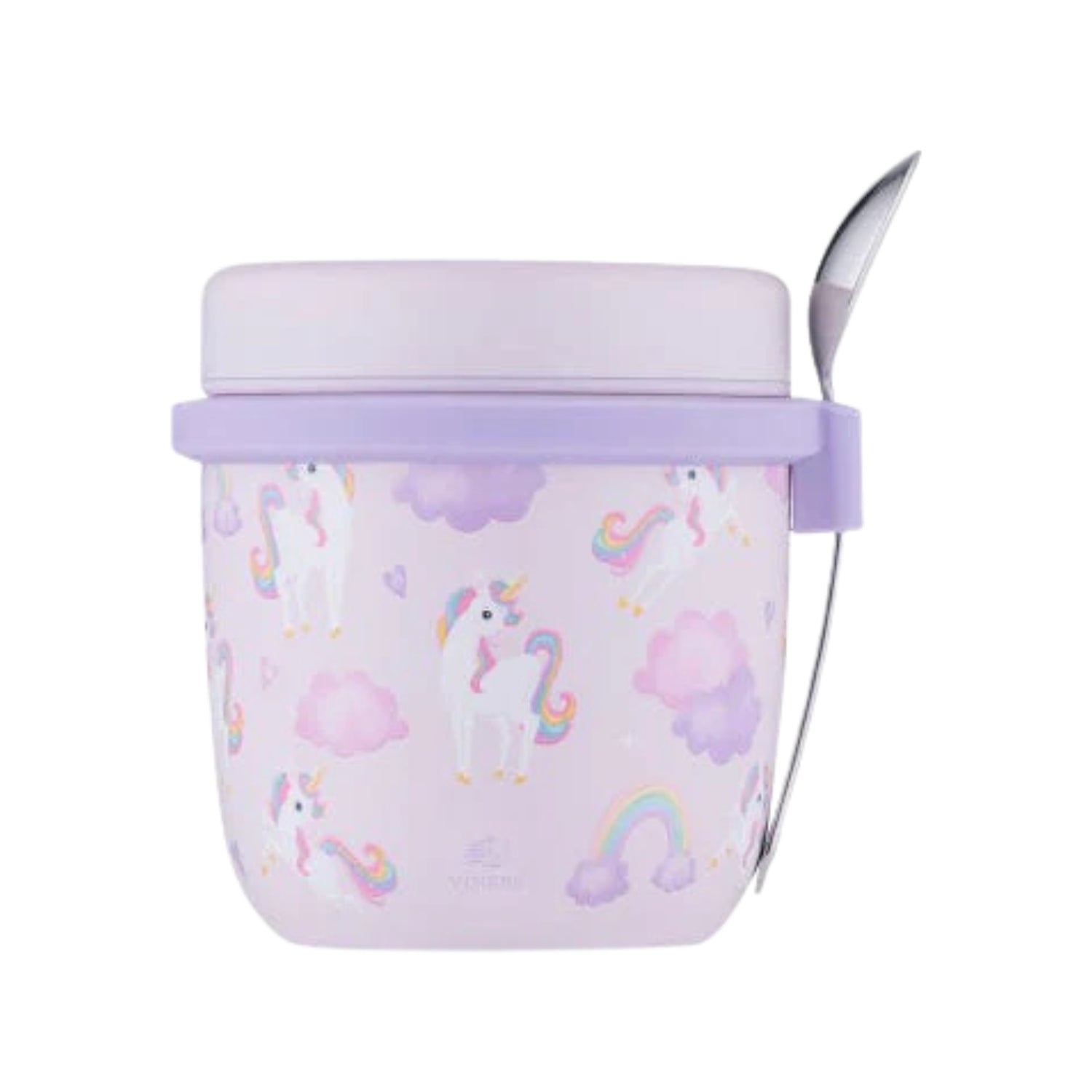 300ml Viners Kids Believe Unicorn with Spoon Food Flask