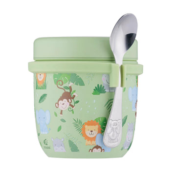 300ml Viners Kids Jungle Design with Spoon Food Flask
