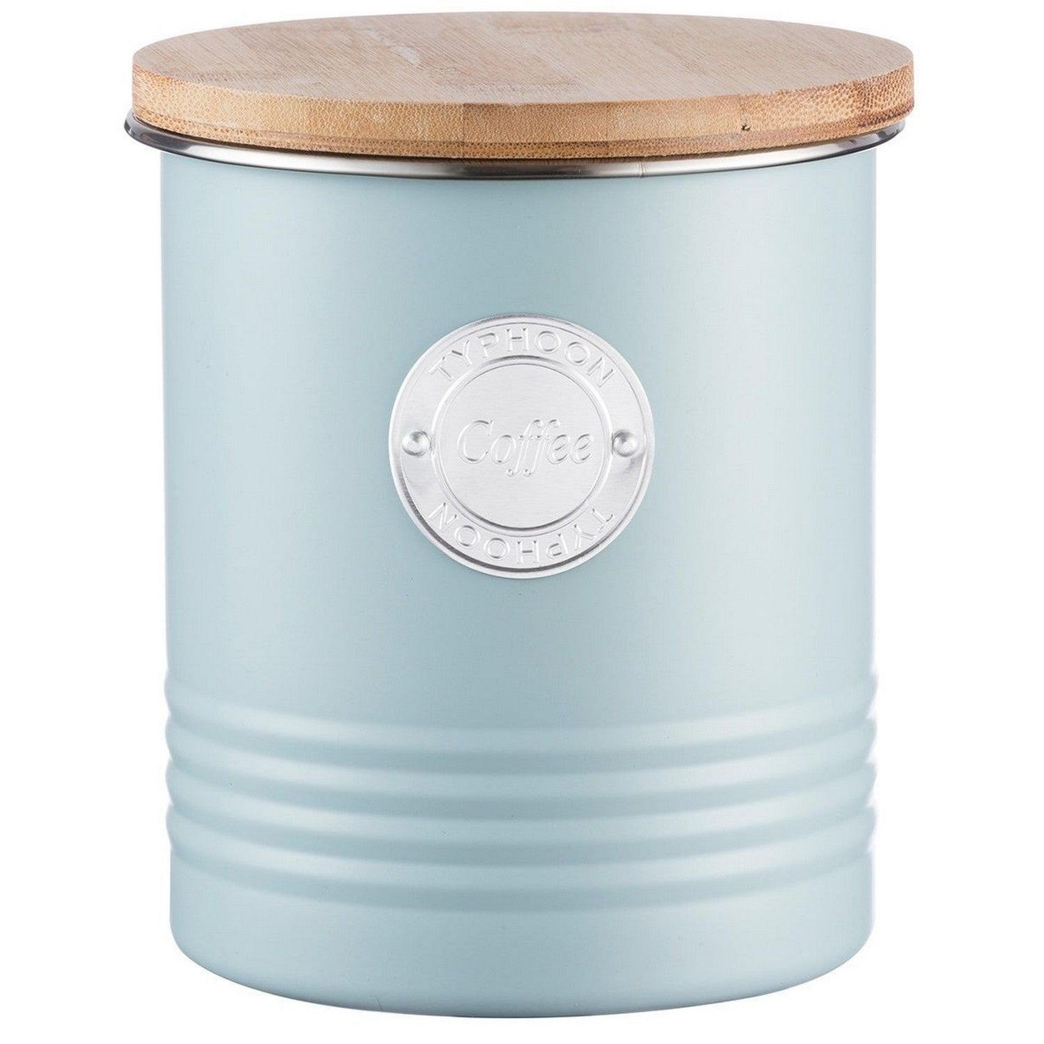 Typhoon Living Blue Stainless Steel Coffee Canister