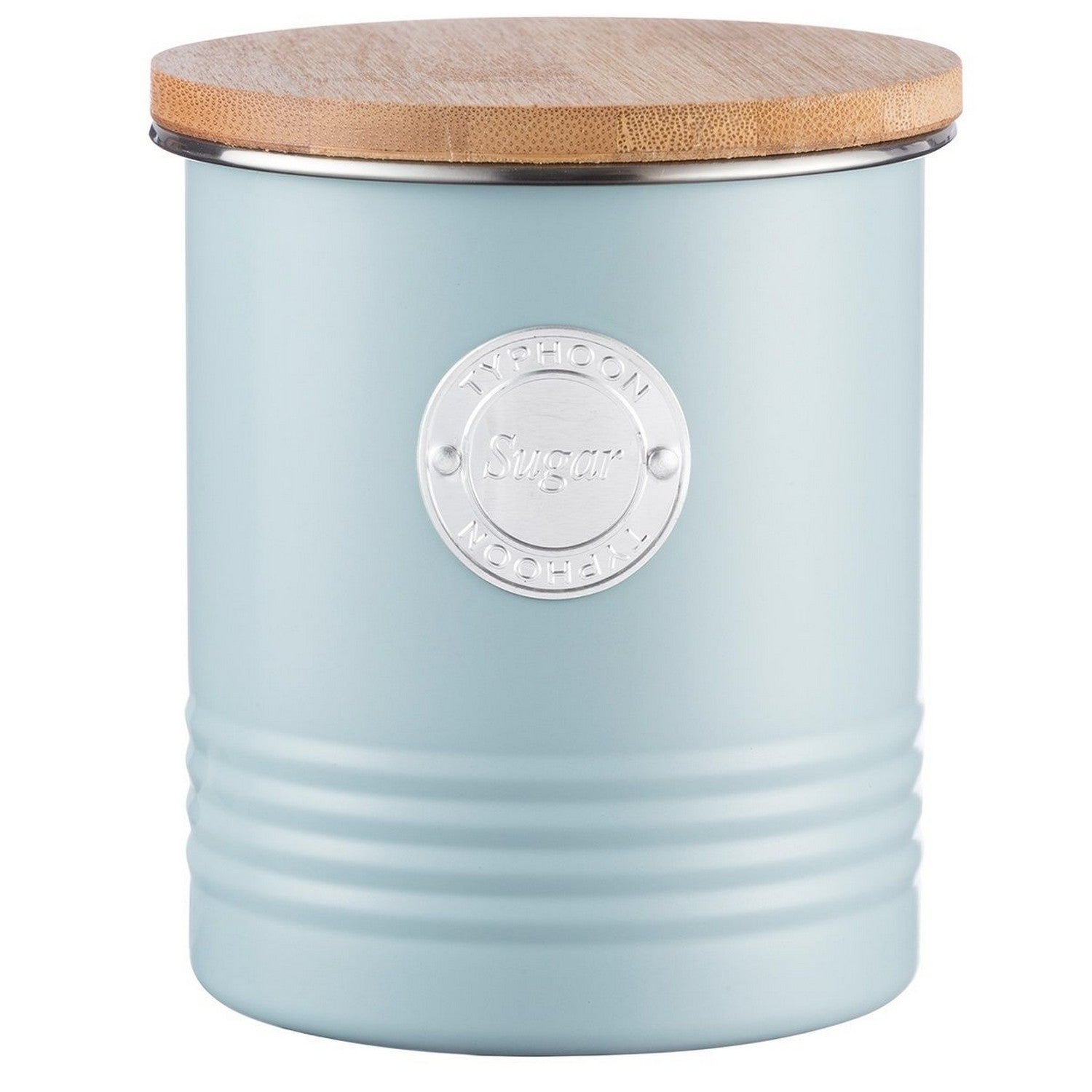 1L Typhoon Living Blue Stainless Steel Sugar Canister