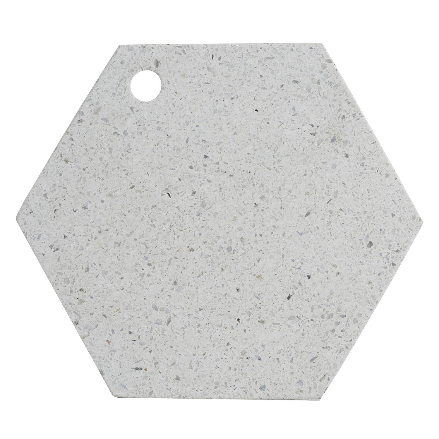 Elements Terrazzo 30cm Hex Chopping Serving Board