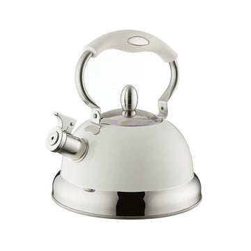 Living Cream 2.5L Stainless Steel Stove Top Kettle
