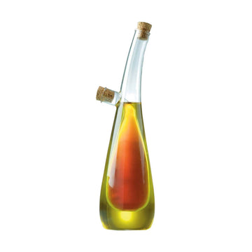 Oil & Vinegar Tear Drop Glass Duo Drizzler Dispenser
