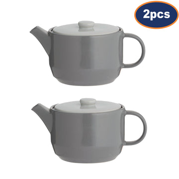2Pcs Typhoon Cafe Concept 1L Dark Grey Teapot