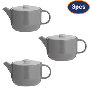 3Pcs Typhoon Cafe Concept 1L Dark Grey Teapot